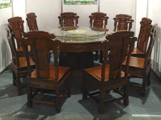 林展會(huì)參展圓餐桌十一件套